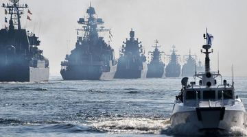росія досі утримує ракетні носії у Чорному морі. Фото із мережі