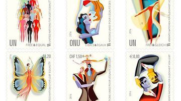 Пошта ООН випустила марки, присвячені ЛГБТ-спільноті