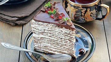 Млинцевий шоколадний торт