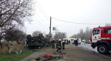 Аварія з військовими у Запоріжжі: є загиблий
