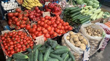 На наших продуктових ринках овочів не бракує. Так буде й надалі, запевняють фахівці. Фото автора 