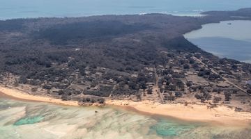 Затяжні наслідки для навколишнього середовища після виверження вулкана біля Тонги