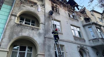 Львів після ворожої атаки 4 вересня. Фото ГУ ДСНС у Львівській області