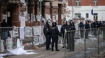 У Москві розгромили посольство Туреччини