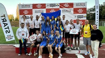 Чоловіча і жіноча збірні України – переможці Ace Battle Mile у Бельгії.