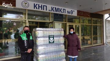 Carlsberg Ukraine спрямовує благодійну допомогу в українські фудбанки