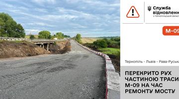 Міст. Фото: Служба відновлення та розвитку інфраструктури у Тернопільській області