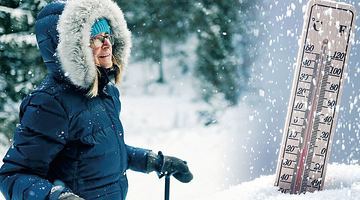 Якщо ви – не любитель екстремальних відчуттів, у сильний мороз намагайтеся без особливої потреби не виходити з дому. Фотоколаж Daily Express.