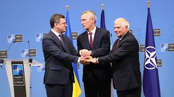 Тристороння зустріч Україна-НАТО-ЄС. Фото із мережі