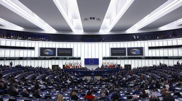 Європейський парламент проголосував за резолюцію про визнання Голодомору 1932-1933 років геноцидом українського народу. Фото АР