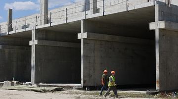 На такому етапі будівництва сміттєпереробний завод зараз. Фото Романа БАЛУКА