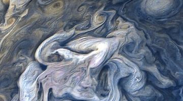 NASA опублікувала знімок хмар на Юпітері, що захоплює подих