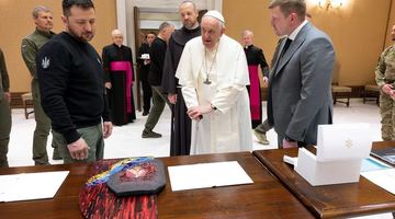 Папа Римський і Володимир Зеленський. Фото Reuters