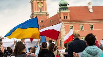 94,3% українських біженців позитивно оцінюють ту допомогу, яку вони одержали у Польщі. Фото ukrainianinpoland.pl