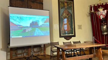 Презентація віртуальних турів відбулася у Жовківському замку. Фото з архіву управління курортів та туризму ЛОВА