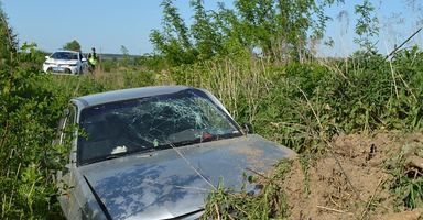 На Львівщині в ДТП перекинувся водій «Daewoo»