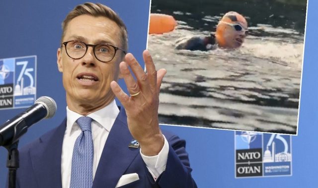 Президент Фінляндії проплив 24 кілометри!